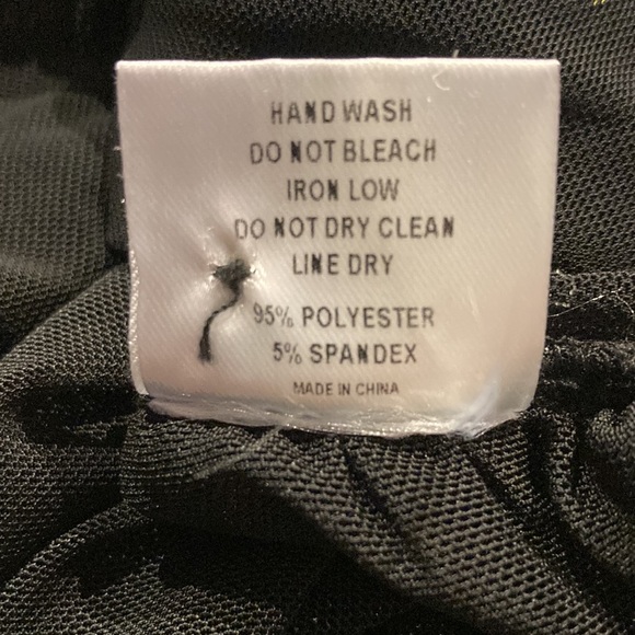 DANIELLE GUIZIO sheer ruched black dress size small *as is - Picture 10 of 14